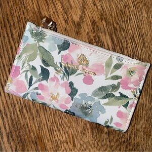Nanette Lepore Floral leather Wallet - Pink, Green, and Cream